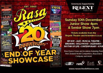 RASA 20th Anniversary : End of Year Showcase – 10 December 2023